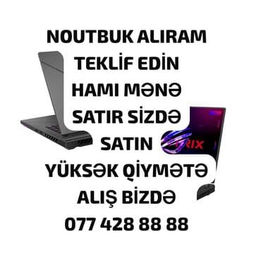 ƏN YÜKSƏK ALIŞ NOUTBUK
YENİ VƏ İŞLƏMİŞ lalafo.az -da ƏN YÜKSƏK ALIŞ NOUTBUK
YENİ VƏ İŞLƏMİŞ