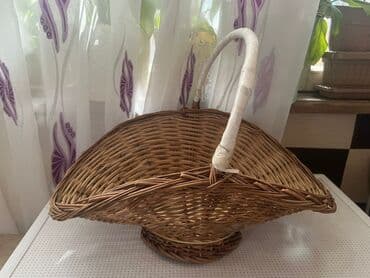 Səbət – əl işi, təbii səbətdən toxunma dekorativ və funksional model lalafo.az -da Səbət – əl işi, təbii səbətdən toxunma dekorativ və funksional model