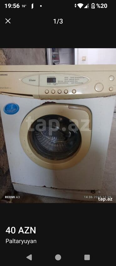 Paltaryuyan maşın Samsung, 6 kq, Təmirə ehtiyacı var, Avtomat, Qurutma var, Kredit yoxdur, Ödənişli çatdırılma lalafo.az -da Paltaryuyan maşın Samsung, 6 kq, Təmirə ehtiyacı var, Avtomat, Qurutma var, Kredit yoxdur, Ödənişli çatdırılma