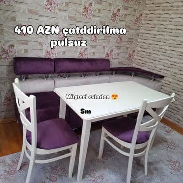 Mətbəx üçün, Yeni, Açılmayan, Dördbucaq masa, 2 stul lalafo.az -da Mətbəx üçün, Yeni, Açılmayan, Dördbucaq masa, 2 stul