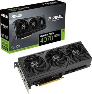 Videokart Asus GeForce RTX 4070 Super, 12 GB, Yeni lalafo.az -da Videokart Asus GeForce RTX 4070 Super, 12 GB, Yeni