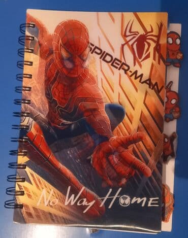 Məhsul: Spiral qapaqlı dəftər – “Spider‑Man: No Way Home” dizaynı - lalafo.az -da Məhsul: Spiral qapaqlı dəftər – “Spider‑Man: No Way Home” dizaynı -