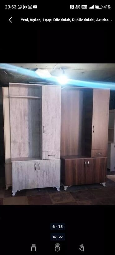 Садовая мебель на заказ: Прямой шкаф, Для прихожей, Распашной, Корпусный, 1 дверь at lalafo.az — 10 Садовая мебель на заказ: Прямой шкаф, Для прихожей, Распашной, Корпусный, 1 дверь — 10