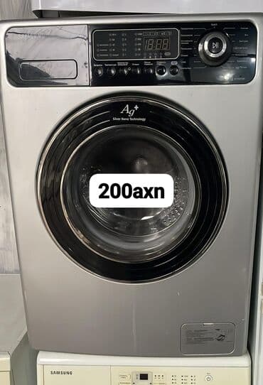 Samsung paltaryuyan maşın – ön yükləməli, gümüşü rəng. - Ag+ Silver lalafo.az -da Samsung paltaryuyan maşın – ön yükləməli, gümüşü rəng. - Ag+ Silver