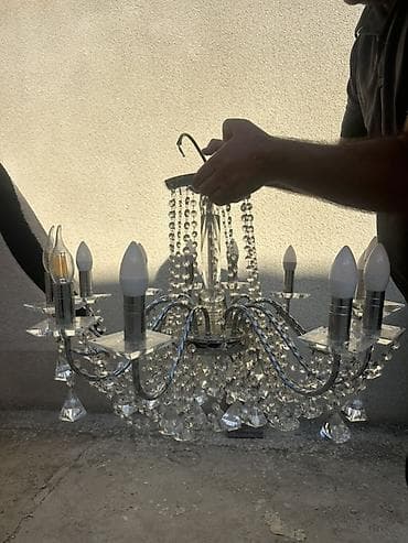 Çılçıraq, 10 və daha çox lampa, Metal lalafo.az -da Çılçıraq, 10 və daha çox lampa, Metal