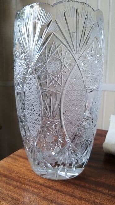 Флаги: Одна ваза, Хрусталь at lalafo.az — 3 Флаги: Одна ваза, Хрусталь — 3