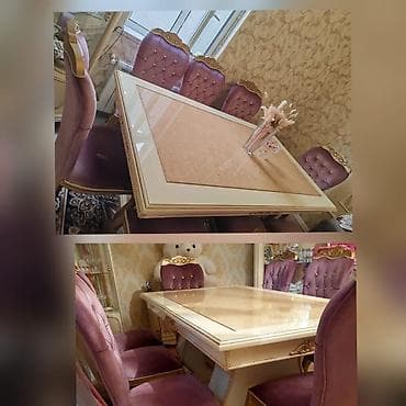 Qonaq otağı üçün, İşlənmiş, Açılan, 8 stul lalafo.az -da Qonaq otağı üçün, İşlənmiş, Açılan, 8 stul