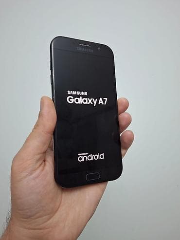 Samsung Galaxy A7 2017, 32 GB, rəng - Qara, Barmaq izi lalafo.az -da Samsung Galaxy A7 2017, 32 GB, rəng - Qara, Barmaq izi