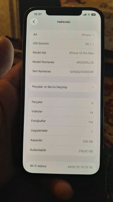 IPhone 12 Pro Max, 256 GB, Qızılı lalafo.az -da IPhone 12 Pro Max, 256 GB, Qızılı