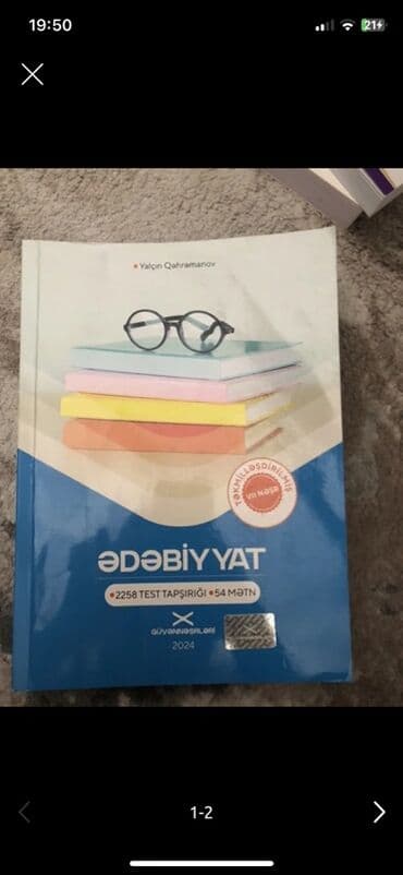 Məhsul: “Ədəbiyyat” test toplusu Müəllif: Yalçın Qahramanov Nəşr lalafo.az -da Məhsul: “Ədəbiyyat” test toplusu Müəllif: Yalçın Qahramanov Nəşr