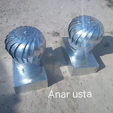 Məhsul: Dam üçün turbina tipli havalandırma başlıqları (fırlanan at lalafo.az Məhsul: Dam üçün turbina tipli havalandırma başlıqları (fırlanan