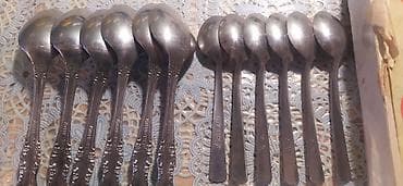 Sovet istehsalı metal qaşıq dəsti - Zavod: “Metalloməişət”, Bakı lalafo.az -da Sovet istehsalı metal qaşıq dəsti - Zavod: “Metalloməişət”, Bakı