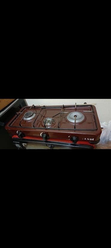 Маслобойки: Газовая печь Настольная, 3 конфорки, Б/у at lalafo.az — 2 Маслобойки: Газовая печь Настольная, 3 конфорки, Б/у — 2