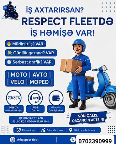 Sürücü-kuryer tələb olunur lalafo.az -da Sürücü-kuryer tələb olunur