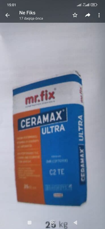 Mister.Fix.Keramika yapisdiricisi lalafo.az -da Mister.Fix.Keramika yapisdiricisi