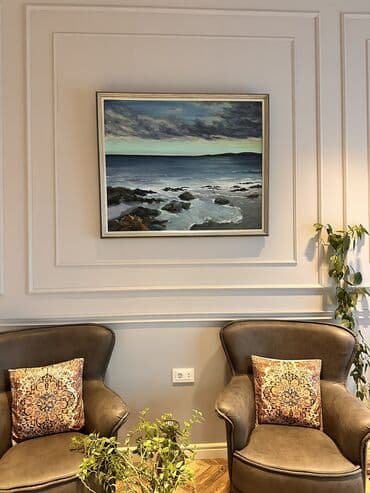 Продаю свою авторскую картину, написанную маслом. Морской пейзаж — про lalafo.az -da Продаю свою авторскую картину, написанную маслом. Морской пейзаж — про