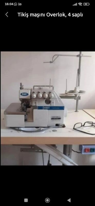 Tikiş maşını Overlok, 4 saplı lalafo.az -da Tikiş maşını Overlok, 4 saplı