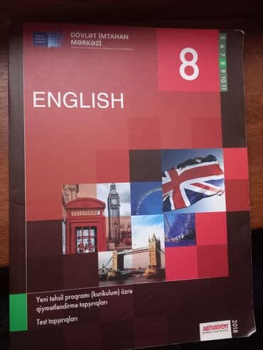 Məhsul: “ENGLISH – 8” test toplusu Nəşriyyat: Dövlət İmtahan Mərkəzi lalafo.az -da Məhsul: “ENGLISH – 8” test toplusu Nəşriyyat: Dövlət İmtahan Mərkəzi