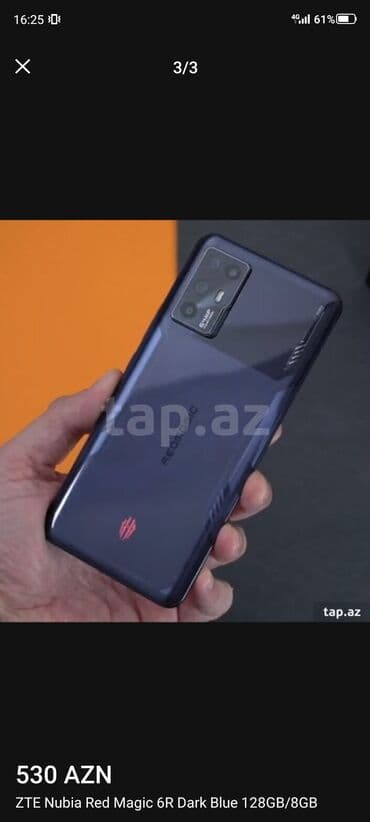 ZTE Nubia Red Magic 6r, 128 GB, rəng - Göy lalafo.az -da ZTE Nubia Red Magic 6r, 128 GB, rəng - Göy