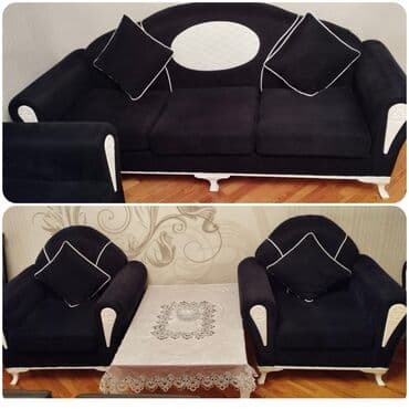 İşlənmiş, Divan, 2 kreslo, Jurnal masası lalafo.az -da İşlənmiş, Divan, 2 kreslo, Jurnal masası