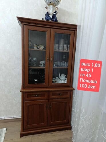 Şüşəli dolab vitrini, İşlənmiş, Ünvandan götürmə lalafo.az -da Şüşəli dolab vitrini, İşlənmiş, Ünvandan götürmə