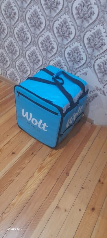 Wolt çatdırılma çantası – izotermik termos çanta - Rəng: açıq mavi lalafo.az -da Wolt çatdırılma çantası – izotermik termos çanta - Rəng: açıq mavi