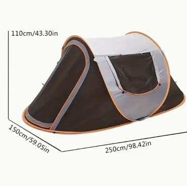 Маски, очки: Avtomatik açılan bu 2.5metr-1.5metr kamp çadırı, açıq havada istirahət at lalafo.az — 3 Маски, очки: Avtomatik açılan bu 2.5metr-1.5metr kamp çadırı, açıq havada istirahət — 3