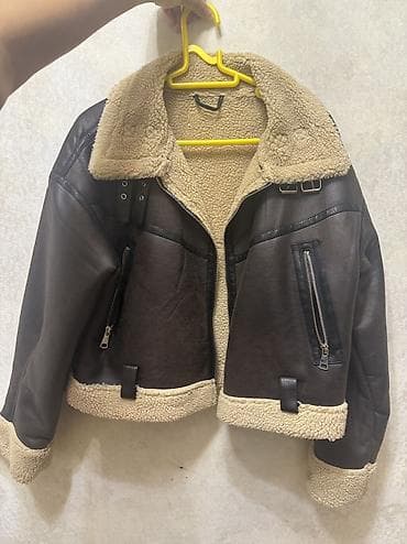 Qadınlar üçün isti içliyi olan qısa aviator/kürk effektli gödəkcə. - lalafo.az -da Qadınlar üçün isti içliyi olan qısa aviator/kürk effektli gödəkcə. -