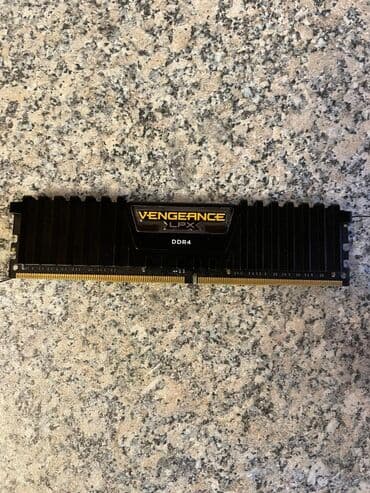 Operativ yaddaş (RAM) Corsair, 16 GB, 2666 Mhz, DDR4, PC üçün, İşlənmiş lalafo.az -da Operativ yaddaş (RAM) Corsair, 16 GB, 2666 Mhz, DDR4, PC üçün, İşlənmiş