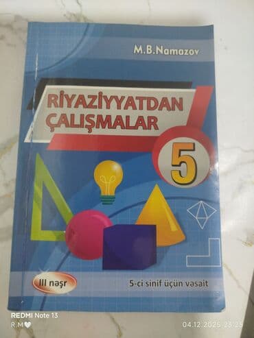 Məhsul: Riyaziyyatdan Çalışmalar – 5-ci sinif üçün vəsait Müəllif lalafo.az -da Məhsul: Riyaziyyatdan Çalışmalar – 5-ci sinif üçün vəsait Müəllif