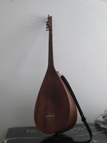 Türk sazı – uzun qollu bağlama - Korpus: armud formalı, tam ağacdan lalafo.az -da Türk sazı – uzun qollu bağlama - Korpus: armud formalı, tam ağacdan