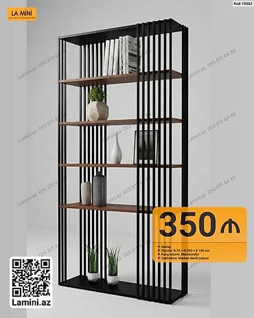 LA MİNI – Stellaj (Kod: 10563) - Material: metalkarkaslı, taxta lalafo.az -da LA MİNI – Stellaj (Kod: 10563) - Material: metalkarkaslı, taxta