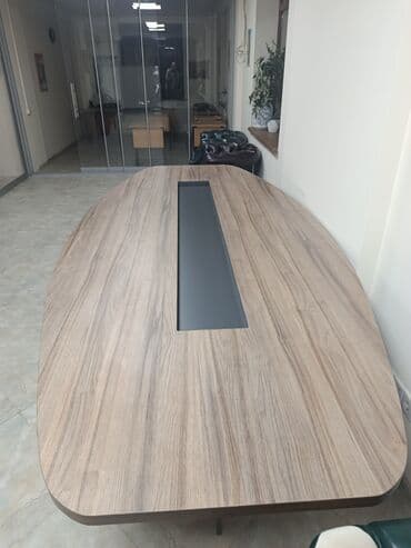 Sifarişlə konfrans masaları: Oval masa, Siyirməsiz, Teksturalı laminat lalafo.az -da — 3 Sifarişlə konfrans masaları: Oval masa, Siyirməsiz, Teksturalı laminat — 3