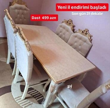 Masa desti yeni qonaq otağı mebeli lalafo.az -da Masa desti yeni qonaq otağı mebeli
