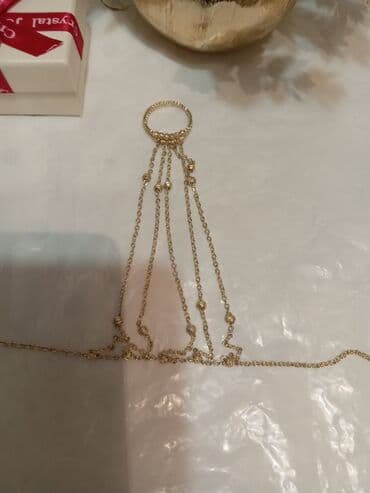 Qızılı rəngli bədən/zəncir aksessuarı - Dizayn: Üst hissədə dairəvi lalafo.az -da Qızılı rəngli bədən/zəncir aksessuarı - Dizayn: Üst hissədə dairəvi