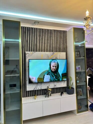 İşlənmiş, Düz TV altlığı, Polkalı lalafo.az -da İşlənmiş, Düz TV altlığı, Polkalı