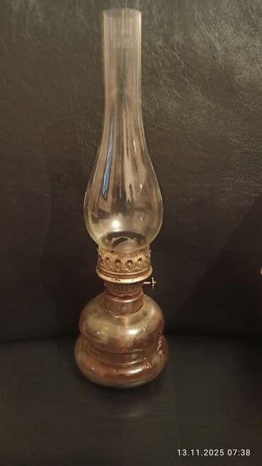 Kerosin/Qaz lampası – şüşə kolba və metal fitil mexanizmi ilə - lalafo.az -da Kerosin/Qaz lampası – şüşə kolba və metal fitil mexanizmi ilə -