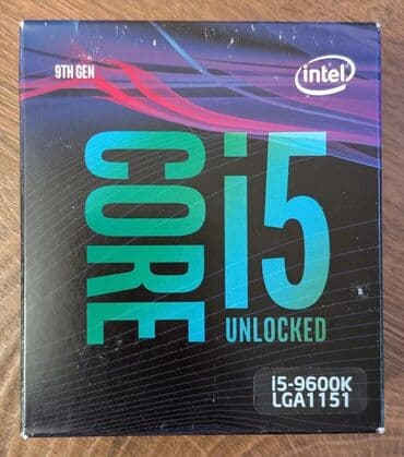 Intel Core i5-9600K prosessor - Nəsil: 9th Gen Intel Core - Model lalafo.az -da Intel Core i5-9600K prosessor - Nəsil: 9th Gen Intel Core - Model