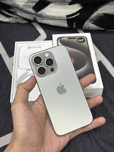 IPhone 15 Pro, 256 GB, Natural Titanium, Face ID lalafo.az -da IPhone 15 Pro, 256 GB, Natural Titanium, Face ID