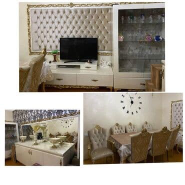 Qonaq desti ideal veziyyetdedir.Daxil Masa 8 stul,Kamot,Tvstend ve lalafo.az -da Qonaq desti ideal veziyyetdedir.Daxil Masa 8 stul,Kamot,Tvstend ve