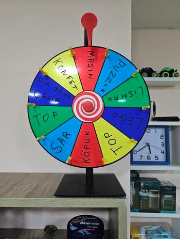 Rəngli “Fırlatma Çarxı” – stolüstü hədiyyə oyunu - Çarx diametri lalafo.az -da Rəngli “Fırlatma Çarxı” – stolüstü hədiyyə oyunu - Çarx diametri