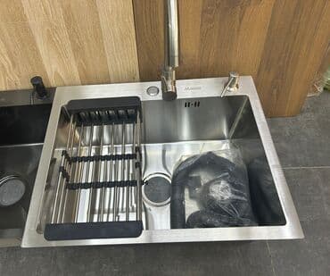 Mətbəx çanaqları: Kvadrat Mətbəx çanağı, Paslanmaz polad lalafo.az -da — 1 Mətbəx çanaqları: Kvadrat Mətbəx çanağı, Paslanmaz polad — 1