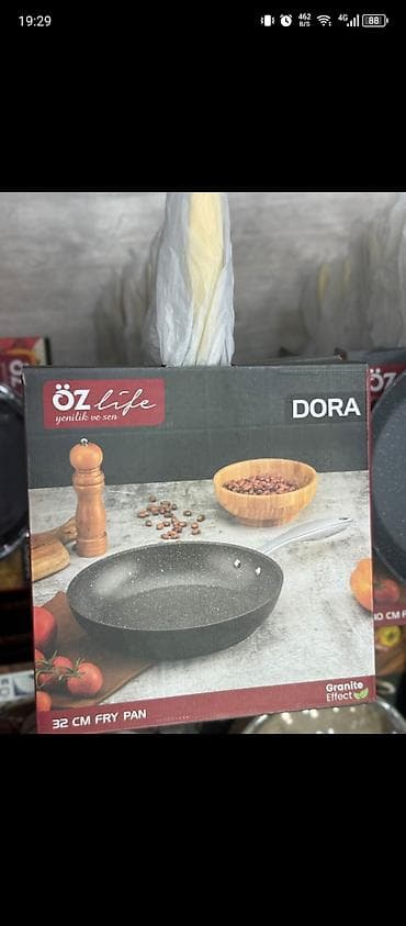 Tava, rəng - Qara, Qranit, 32 sm, Türkiyə lalafo.az -da Tava, rəng - Qara, Qranit, 32 sm, Türkiyə