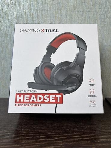 Trust Gaming çoxplatformalı qulaqlıq-mikrofon (Over‑Ear Gaming lalafo.az -da Trust Gaming çoxplatformalı qulaqlıq-mikrofon (Over‑Ear Gaming