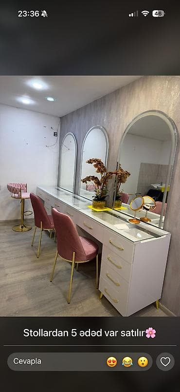 Salon mebeli 3 güzgü yenidir ideal vəziyyətdədir lalafo.az -da Salon mebeli 3 güzgü yenidir ideal vəziyyətdədir