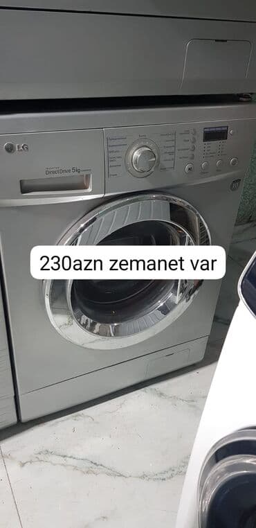 Paltaryuyan maşın LG, 5 kq, Avtomat, Qurutmasız, Kredit yoxdur lalafo.az -da Paltaryuyan maşın LG, 5 kq, Avtomat, Qurutmasız, Kredit yoxdur