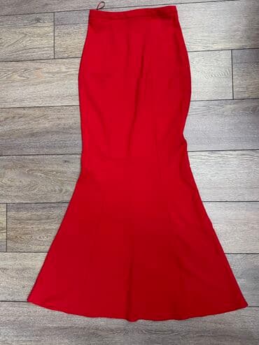 Yenidir, qırmızı uzun ətək, M-38 ölçü lalafo.az -da Yenidir, qırmızı uzun ətək, M-38 ölçü