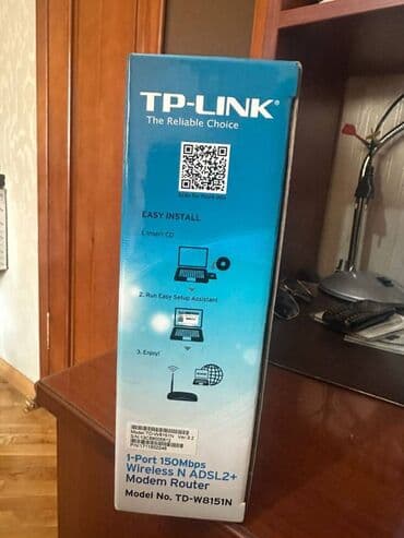Satılır: Internet istifadəsi üçünTP-link1-port 150 Mbps Wireless N lalafo.az -da — 3 Satılır: Internet istifadəsi üçünTP-link1-port 150 Mbps Wireless N — 3
