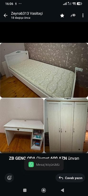 *ZB* *GENC ODA* Qjymet *600 AZN* ünvan Mehdiabad lalafo.az -da *ZB* *GENC ODA* Qjymet *600 AZN* ünvan Mehdiabad