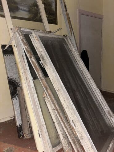 Напольные покрытия: Taxta çərçivəli köhnə pəncərə dəstləri - Material: kütləvi taxta at lalafo.az — 3 Напольные покрытия: Taxta çərçivəli köhnə pəncərə dəstləri - Material: kütləvi taxta — 3